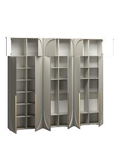 Шкаф распашной Брей - 3.1 с антресолью Кашемир