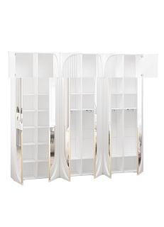 Шкаф распашной Брей - 3.2 с антресолью Белый