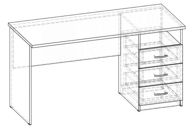 Письменный стол Лидер-3 1400 СП.005.1400-01