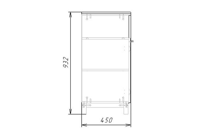 Комод Техас - 8 МДФ