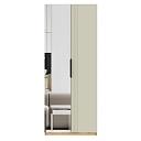 Шкаф распашной Астрис - 1 с зеркалом Сантьяго