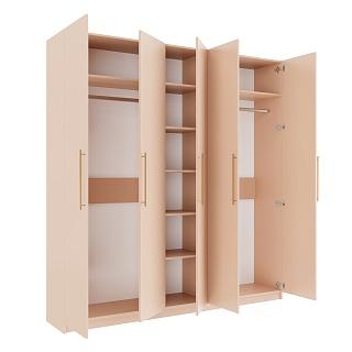 Шкаф распашной Калифорния - 5 Сатин