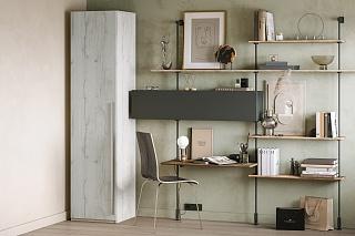 Шкаф распашной Лорена Бест - 1 Крафт Белый