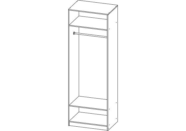 Шкаф распашной Карлос - 024 Белый