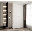 Шкаф распашной Хилтон - 2.2 Белый