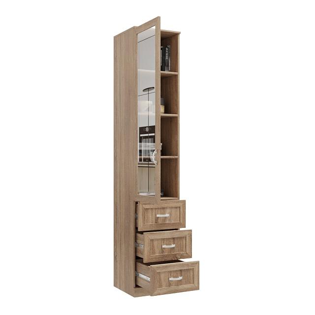 Книжный шкаф Библиограф - 1 №5 Дуб Сонома