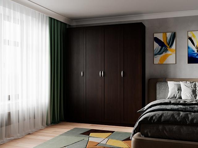 Шкаф распашной Стелла - 21 Венге