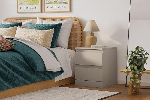 Тумба прикроватная Мальм Кашемир