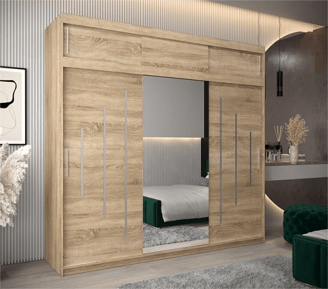 Шкаф-купе Валмиера NEW - 5А Дуб Сонома