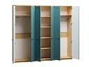 Шкаф распашной София РАХ - 7 МДФ Аквамарин