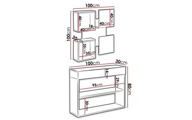 Прихожая Астория - 4 Белый