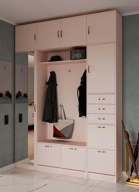 Прихожая Ольга - 8 с антресолью Кашемир