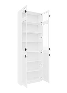 Библиотека Билли Хелена с антресолью - 21 Белый / Черный