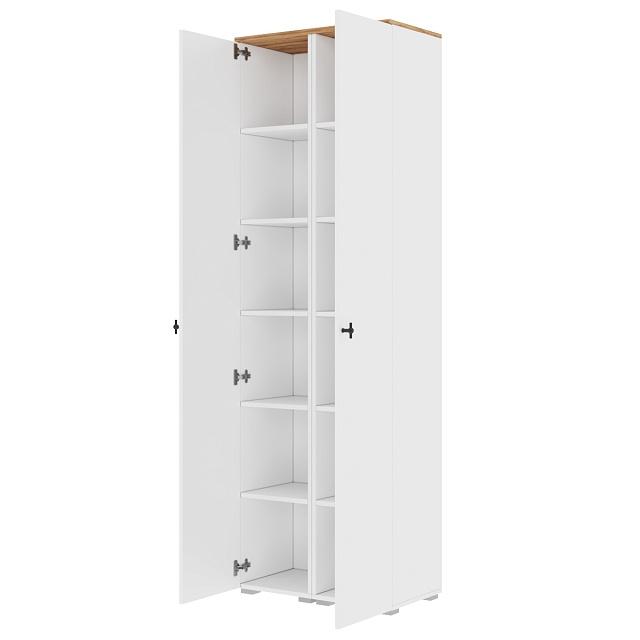 Шкаф распашной Квели - 2 Белый