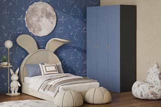 Шкаф распашной Стрекоза - 3 МДФ Космея