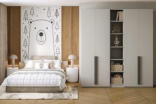 Шкаф распашной Хейсон - 17 Кашемир