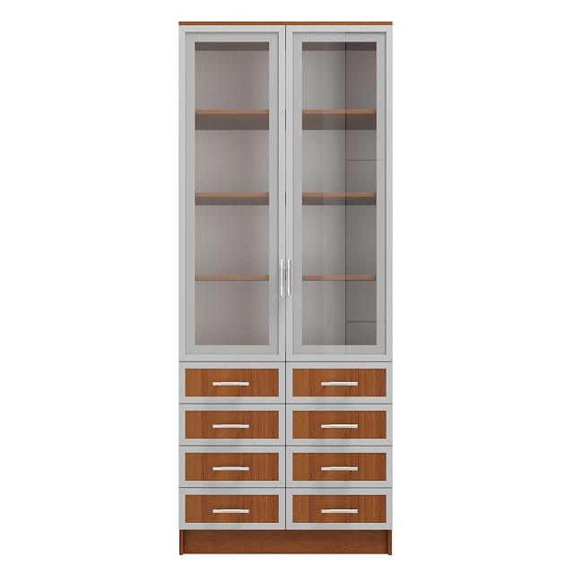 Книжный шкаф Альма - 12 Орех Экко