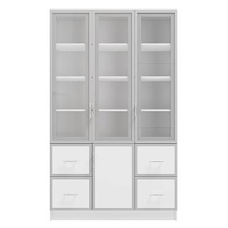 Книжный шкаф Альма - 19 Белый