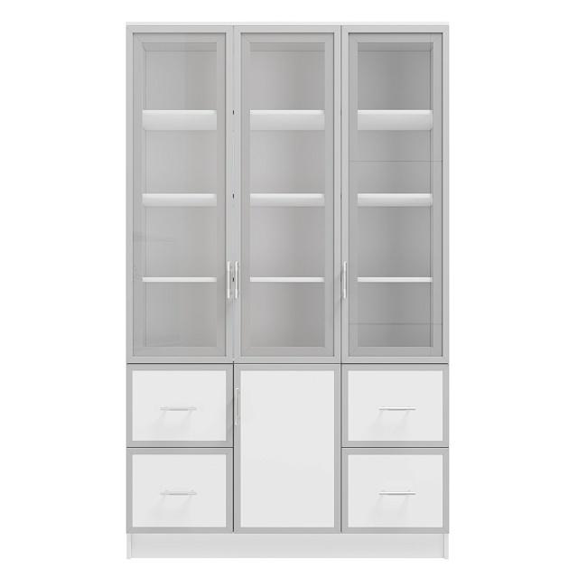 Книжный шкаф Альма - 19 Белый