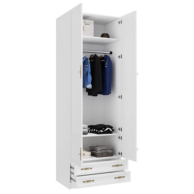 Шкаф распашной Карлос - 041 Белый