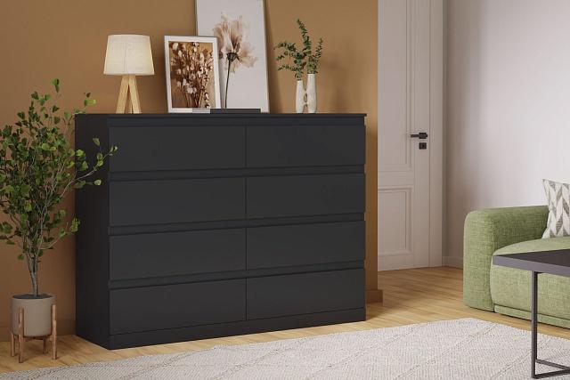 Комод Мальм - 13 Черный