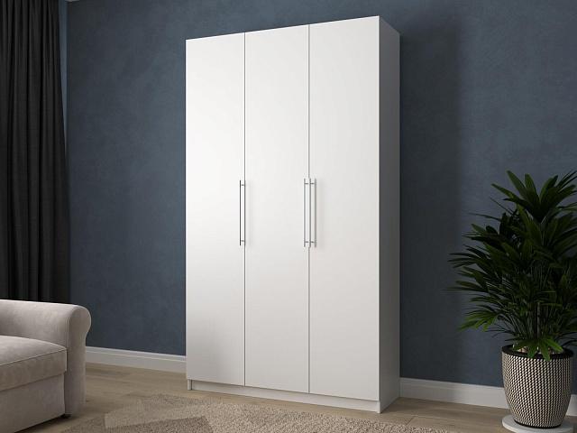 Шкаф распашной Калифорния - 3 Белый