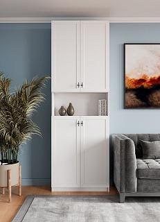 Стеллаж Билли Хелена - 22 Белый / Черный