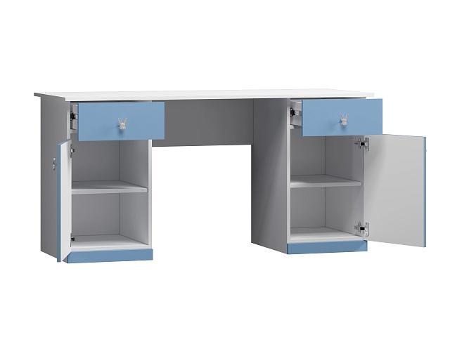 Письменный стол Банни - 6 МДФ Пастельно-Синий