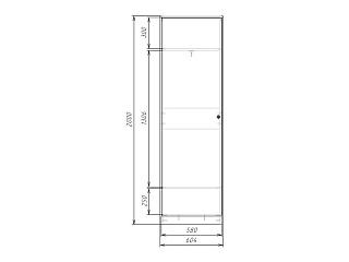 Шкаф распашной Монреаль-1 платье