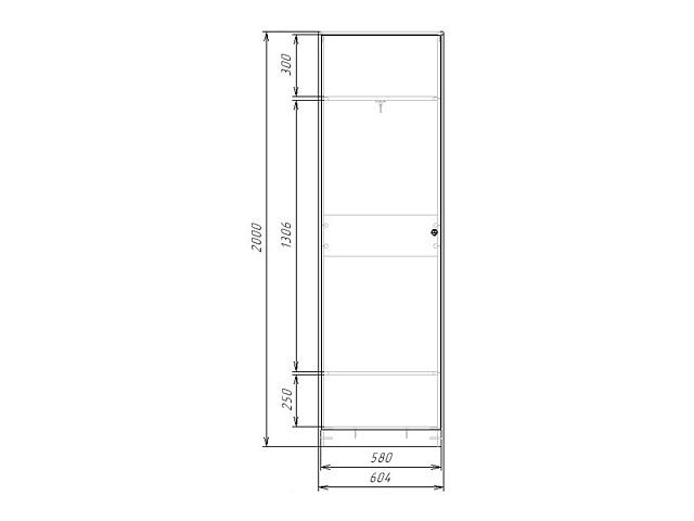Шкаф распашной Монреаль-1 платье