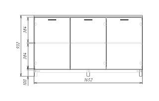 Комод Техас - 11 МДФ