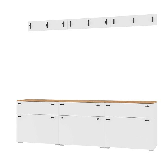 Прихожая Квели - 3 Белый