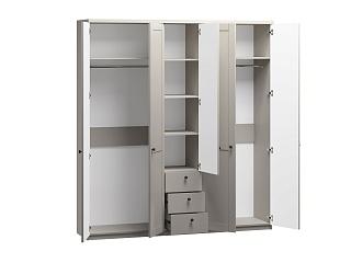 Шкаф распашной София РАХ - 17 МДФ Кашемир