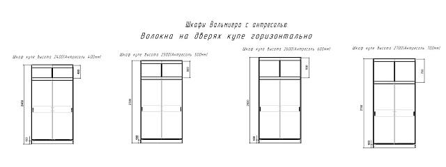 Шкаф-купе Валмиера NEW - 3А Дуб Сонома / Белый