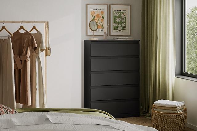 Комод Мальм - 19 Черный