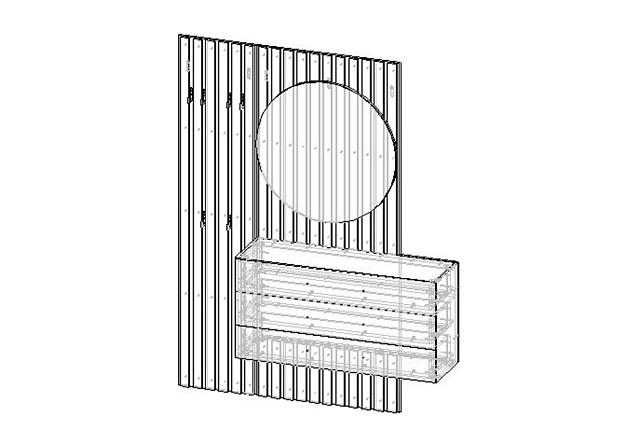 Прихожая Неаполь - 1 Кашемир