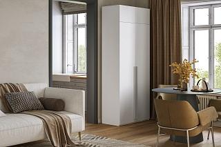 Шкаф распашной Лорена Бест - 2 с антресолью Белый