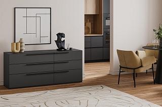 Комод Лорена Пакс - 3 Черный