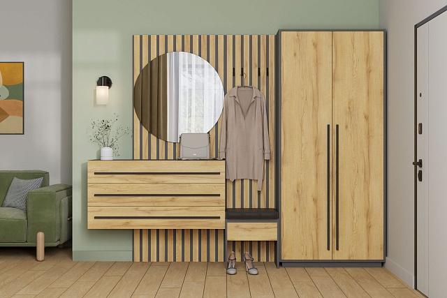 Прихожая Неаполь - 5 Графит