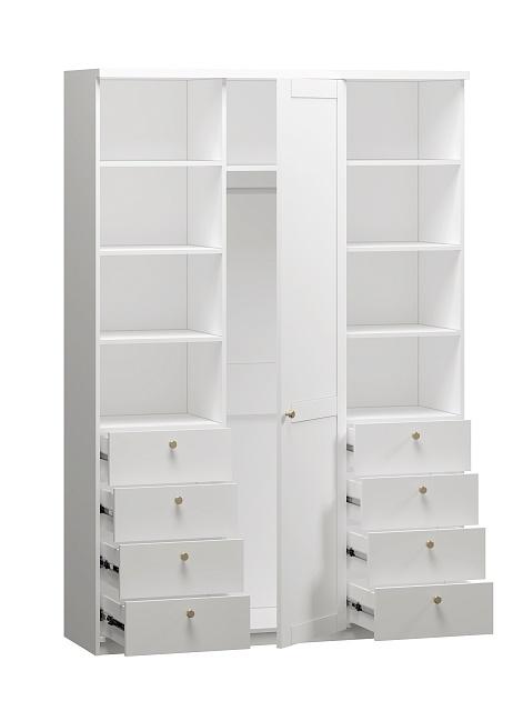 Шкаф распашной София РАХ - 38 МДФ Белый