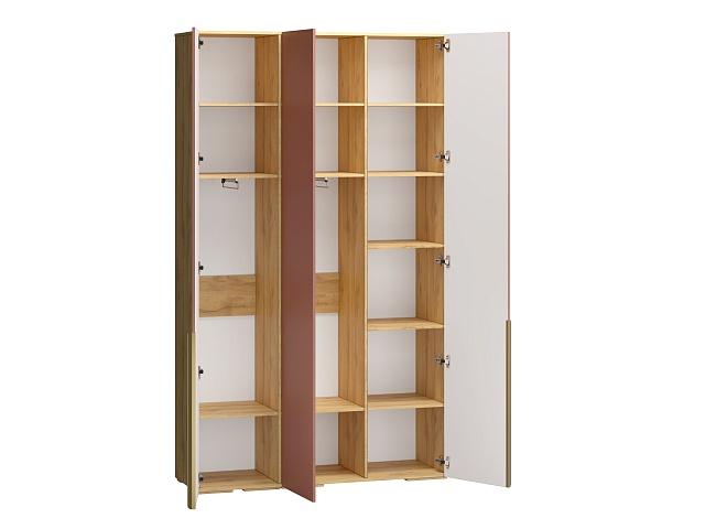 Шкаф распашной Кайси МДФ - 5 Шарли Терракота