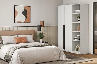 Шкаф распашной Лорена Пакс - 2.1 Белый