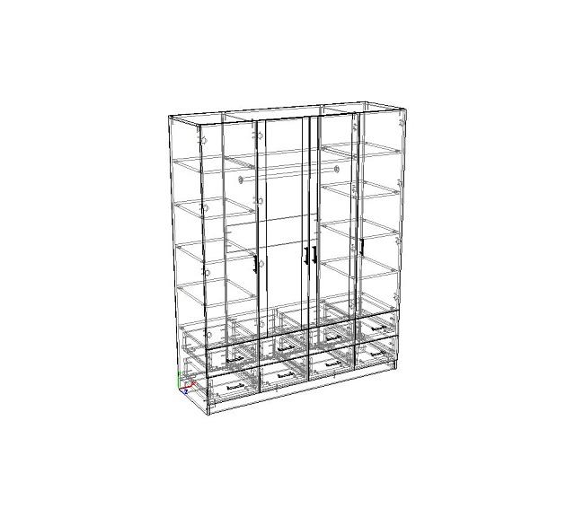 Шкаф распашной Престиж - 4.8