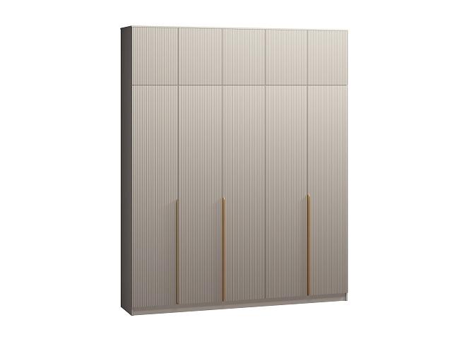 Шкаф распашной Монро - 5 с антресолью Кашемир