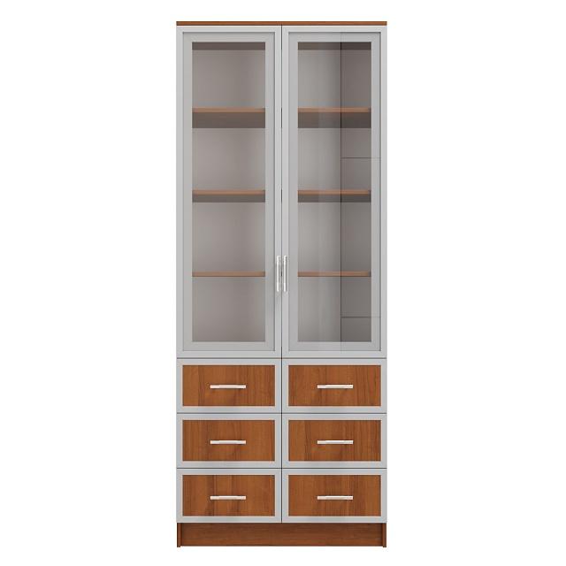 Книжный шкаф Альма - 11 Орех Экко