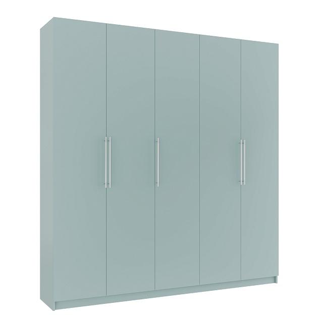 Шкаф распашной Калифорния - 5 Сумеречный Голубой