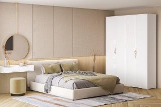 Шкаф распашной Белиз - 4 Белый