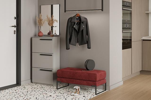 Тумба для обуви Лорена Пакс - 3 Кашемир
