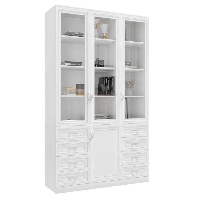 Книжный шкаф Библиограф - 3 №9 Белый