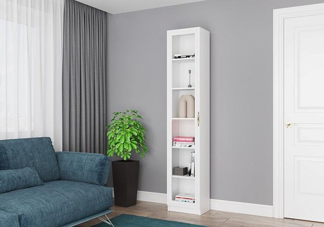 Книжный шкаф Карлос - 5 Белый